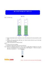 Bộ 12 đề thi học kỳ 1 vật lý 6